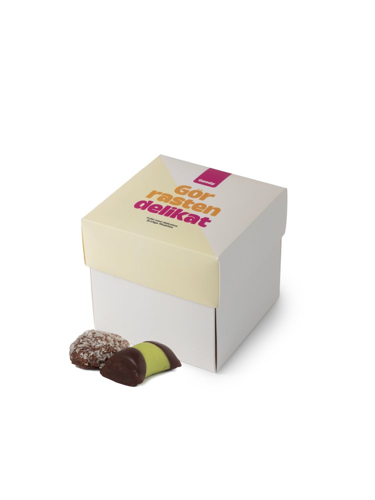 Udfoldelig helårsæske til kaffepausen (Delicato)