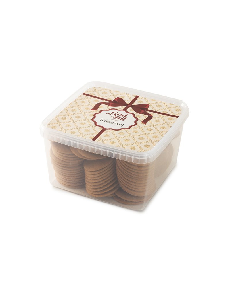 Pepparkakakor Plastburk kvadrat 900g